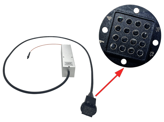 1&times;16 多模光開關(guān)（可見光波段，陣列輸出） - 廣西科毅光通信