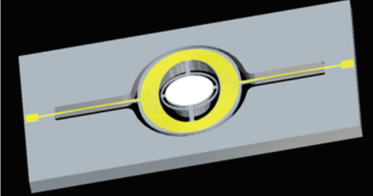 MEMS光開(kāi)關(guān)扭臂梁結(jié)構(gòu)在1000G沖擊下的應(yīng)力分布仿真模型
