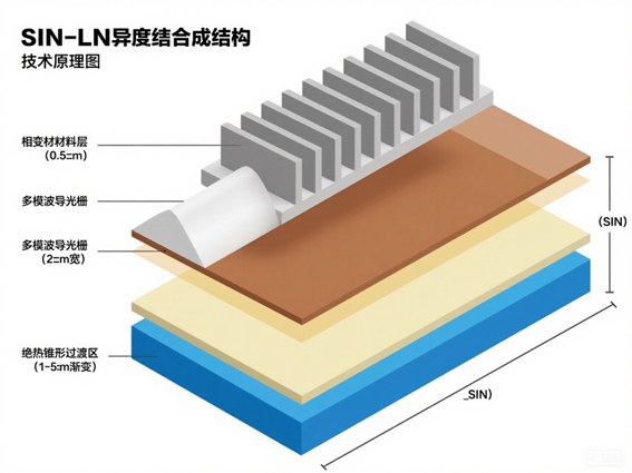 MEMS光開關異質(zhì)集成結(jié)構(gòu) MEMS光開關異質(zhì)集成結(jié)構(gòu)