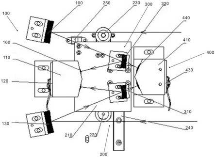 MEMS光開關(guān)矩陣多光束切換工作原理圖