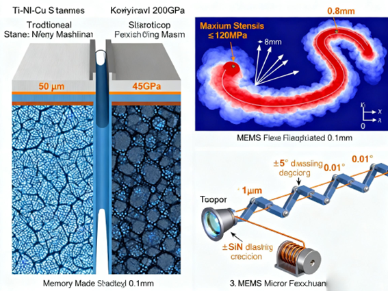 記憶合金基底微觀結(jié)構(gòu)圖