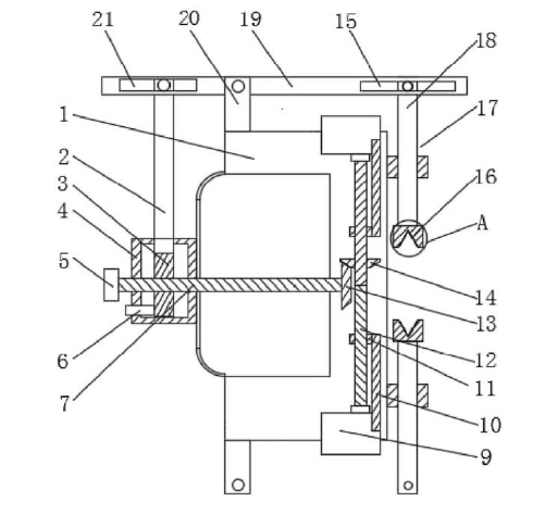 光開關專用電涌保護器整體結構示意圖 - 廣西科毅光通信