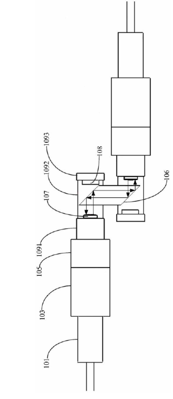 科毅光通信2*2機(jī)械式光開關(guān)反射棱鏡置入凹槽光路