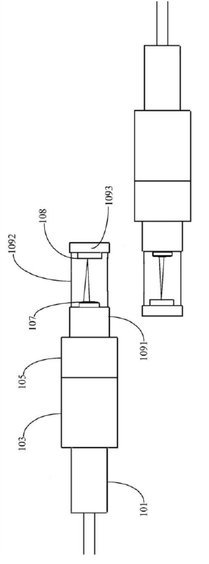 科毅光通信2*2機(jī)械式光開關(guān)反射棱鏡脫離凹槽光路