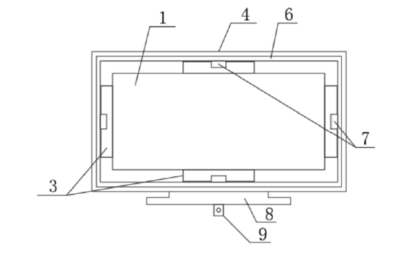 抗干擾保偏型磁光開關(guān)屏蔽框結(jié)構(gòu)示意圖 - 廣西科毅光通信