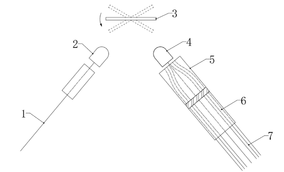 陣列波導式光開關實施例二兩側布局結構示意圖 - 廣西科毅光通信 陣列波導式光開關實施例二兩側布局結構示意圖 - 廣西科毅光通信